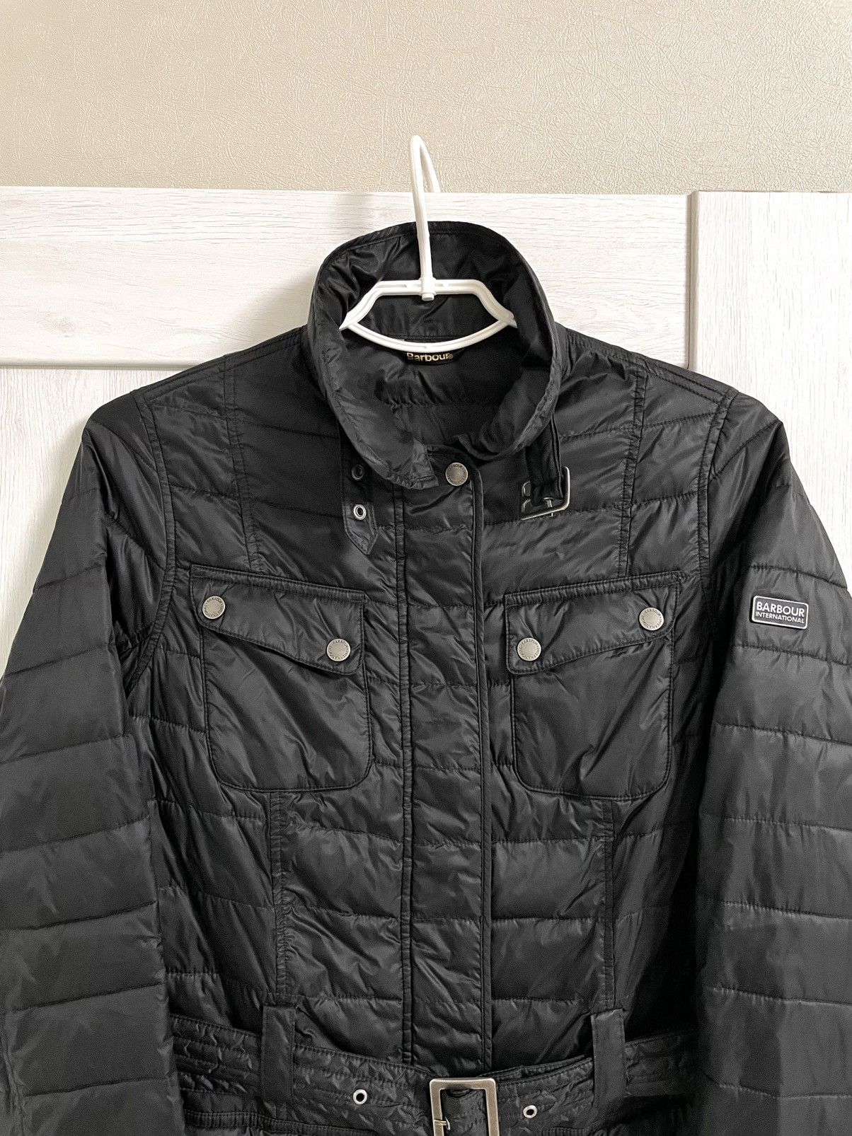 Barbour Barbour International Quilted Belted Broton Jacket US 8 Size M / US 6-8 / IT 42-44 - 2 Thumbnail