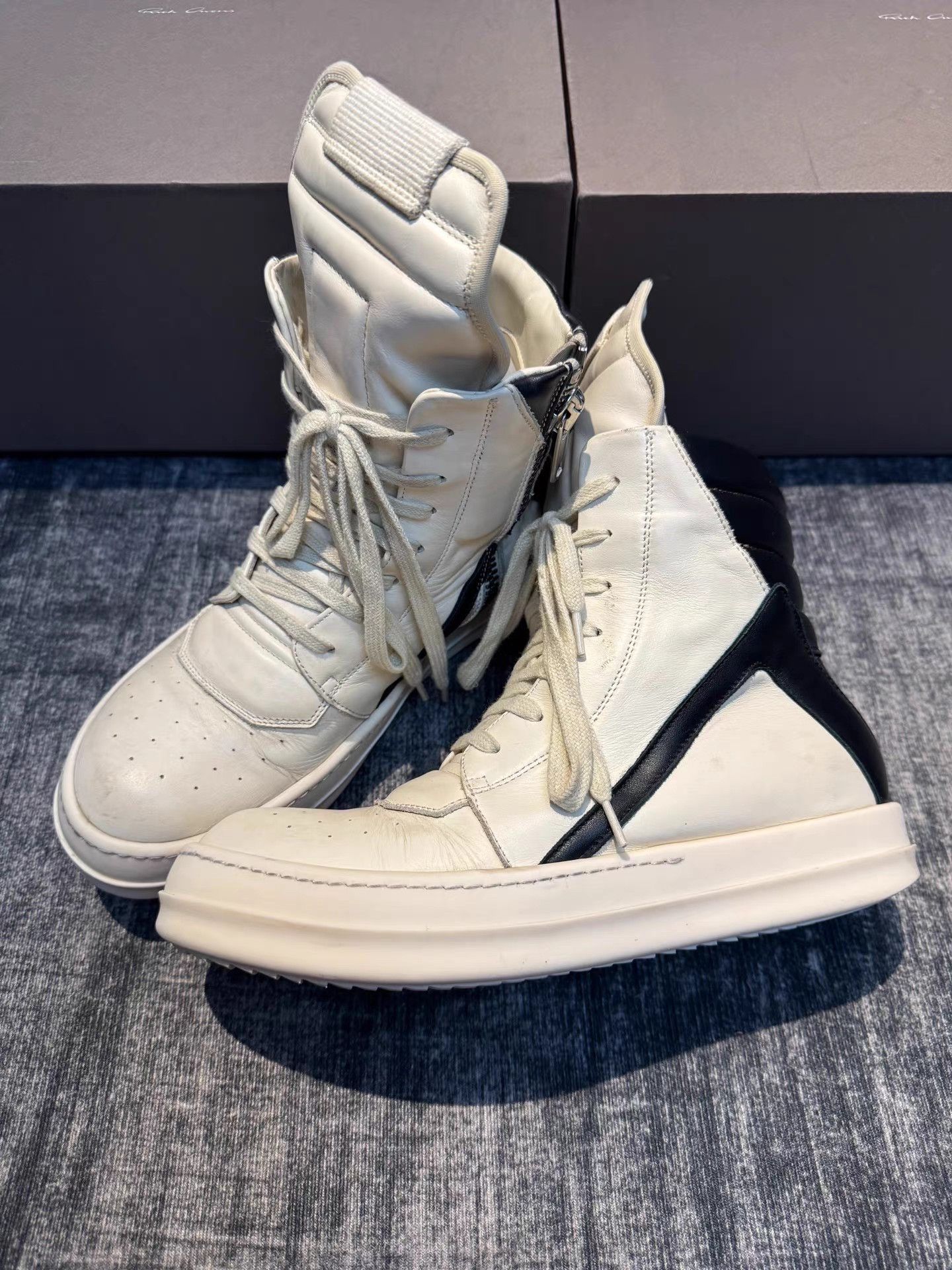 Rick Owens Rick Owens Mainline Triangle Sneakers Size US 9 / IT 39 - 1 Thumbnail