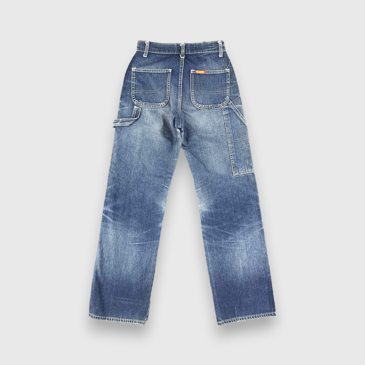 Japanese Brand Vintage Eljohn Jeans Carpenter Denim 25x28-J2783 Size US 26 / EU 42 - 2 Thumbnail