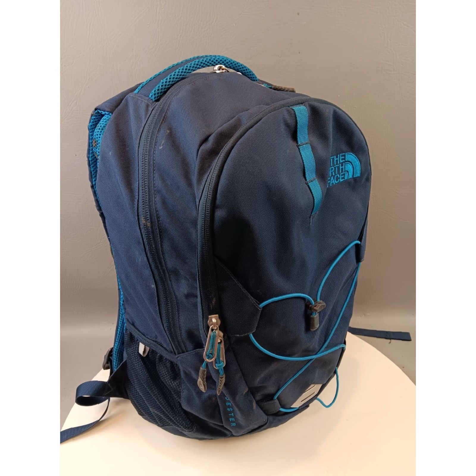 The North Face The North Face Jester Backpack Navy Padded Computer Lap Top Flex Vent Unisex Adults Medium Nylon Zip Backpack Size US M / EU 48-50 / 2 - 2 Thumbnail