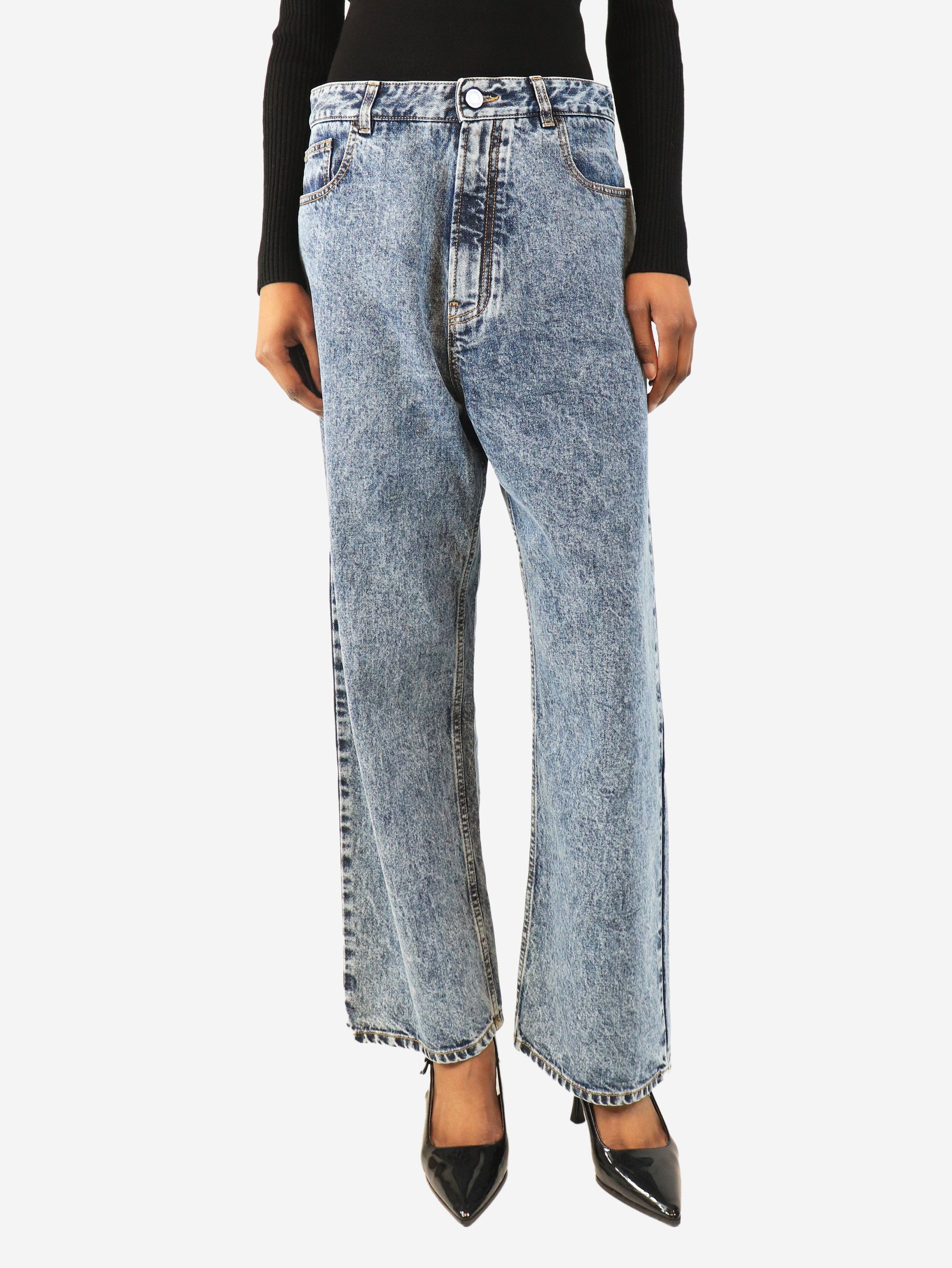 Alaia Blue acid wash jeans - UK 6 Size 24" / US 00 / IT 34 - 1 Thumbnail