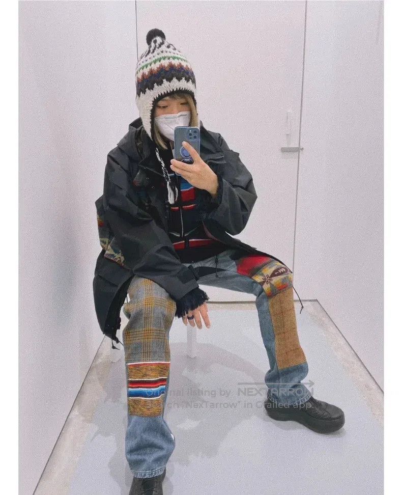 Junya Watanabe Junya Watanabe size M Patchwork Denim Pants Size US 27 - 2 Thumbnail