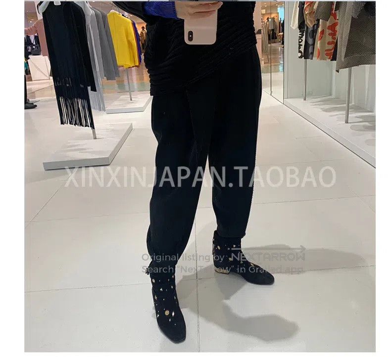 Issey Miyake Issey Miyake Black Knit Harem Pants Size 25" / US 0 / IT 36 - 7 Thumbnail