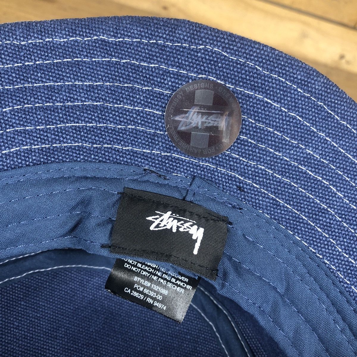 Stussy × Vintage Stussy Canvas Workgear Bucket Size ONE SIZE - 3 Thumbnail