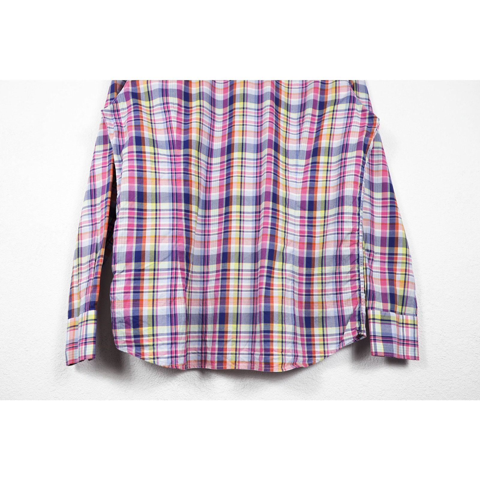 Barbour Barbour Douglas Tailored Fit Pink Plaid Oxford Shirt Size US L / EU 52-54 / 3 - 11 Thumbnail