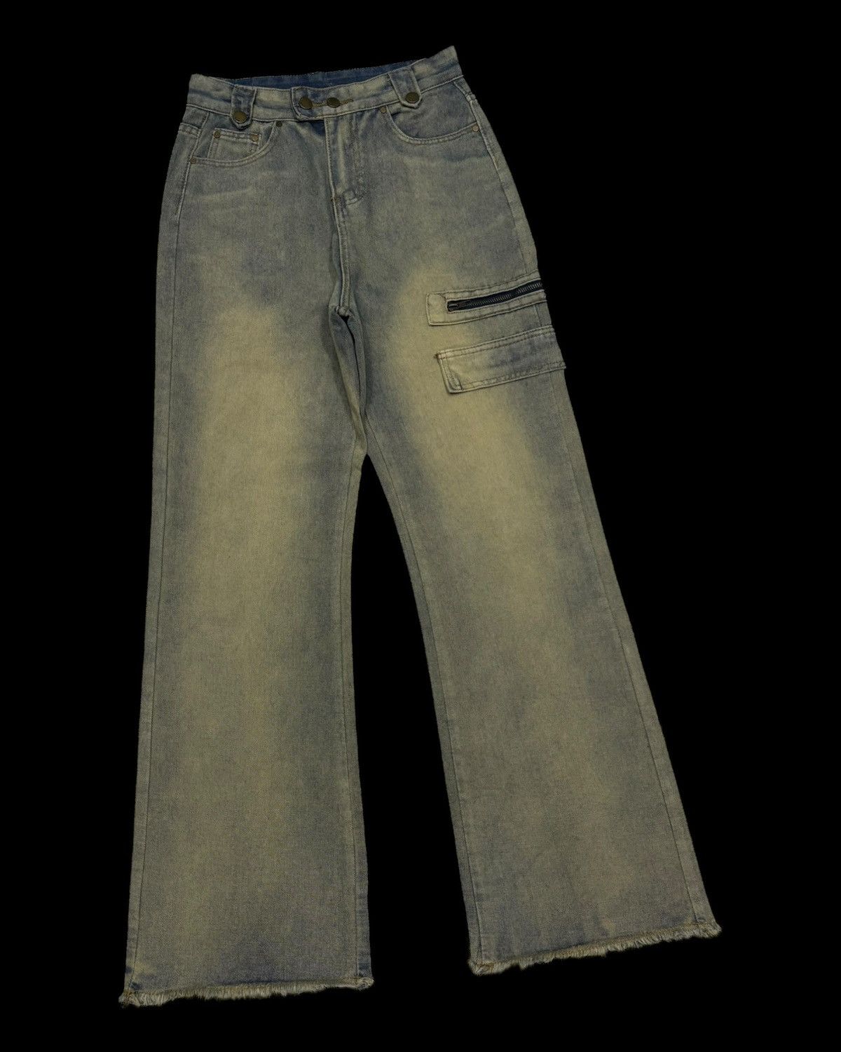 14th Addiction × If Six Was Nine FLARE RUSTY🔥MUD MAX WASH FLARE JEANS FASHION JEANS Size US 27 - 3 Thumbnail