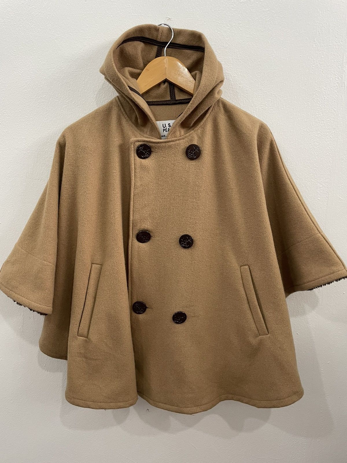 Schott VINTAGE SCHOTT PEA JACKET CAPES WINGBAT CARDIGAN OVERCOAT Size US L / EU 52-54 / 3 - 2 Thumbnail