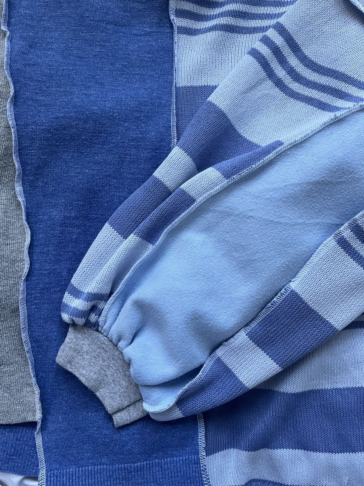 Custommade REWORKED UP-CYCLED COTTON SWEATER Size M / US 6-8 / IT 42-44 - 6 Thumbnail