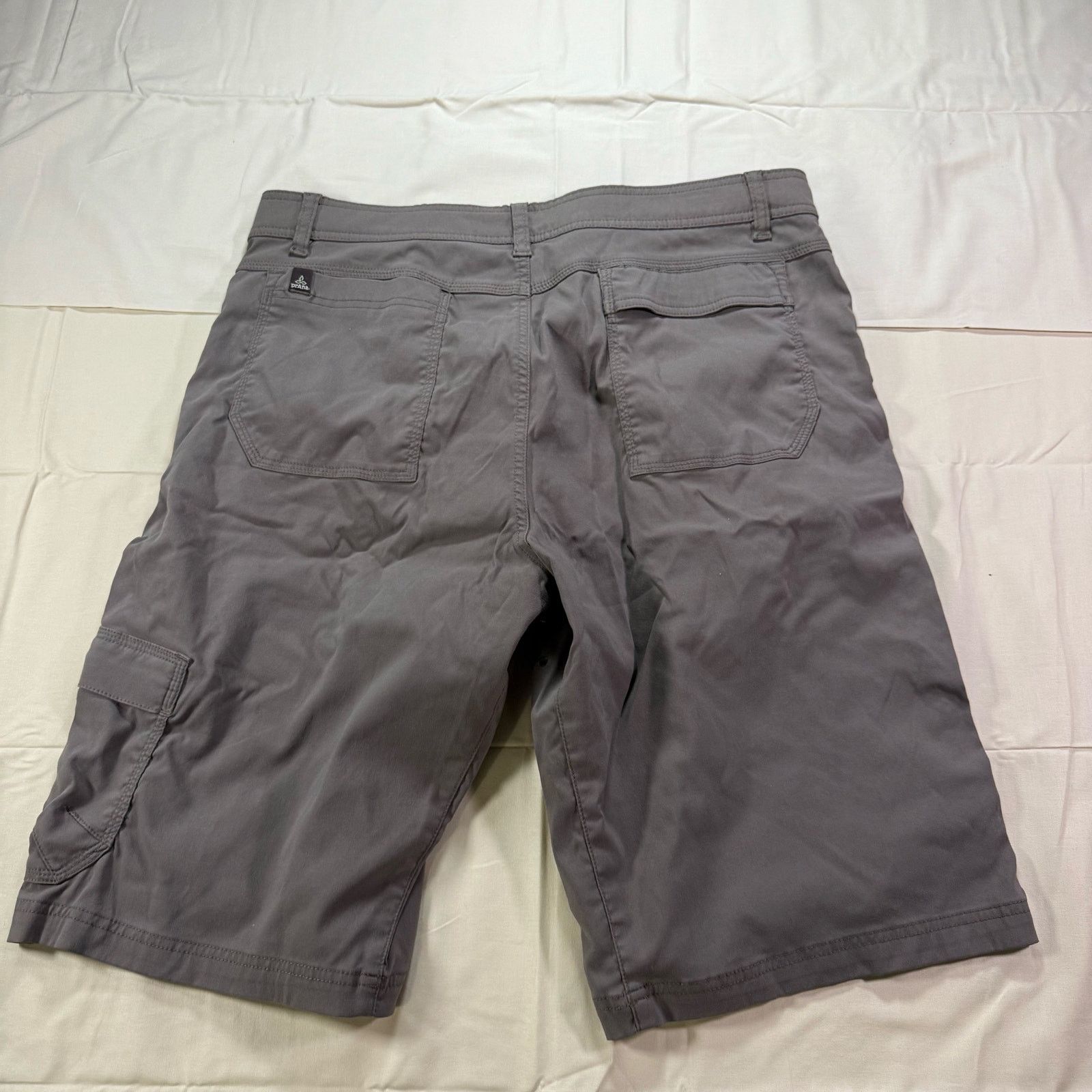 Prana Prana Stretch Zion Shorts Mens L Gray Cargo Hiking Quick Dry Size US 26 / EU 42 - 3 Thumbnail