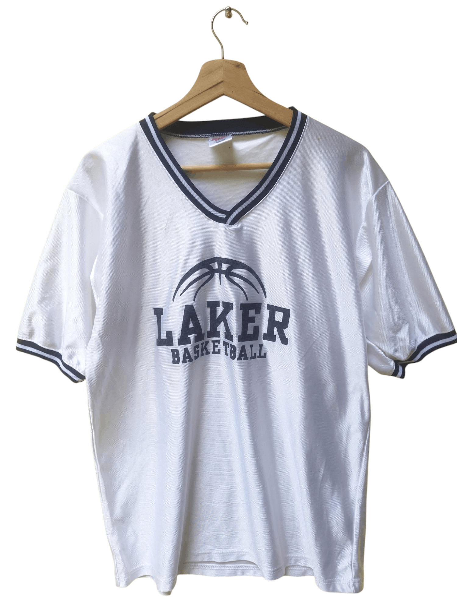 NBA × Vintage Vintage L A Lakers Jersey Tee Shirt Made in Usa Size US M / EU 48-50 / 2 - 1 Thumbnail