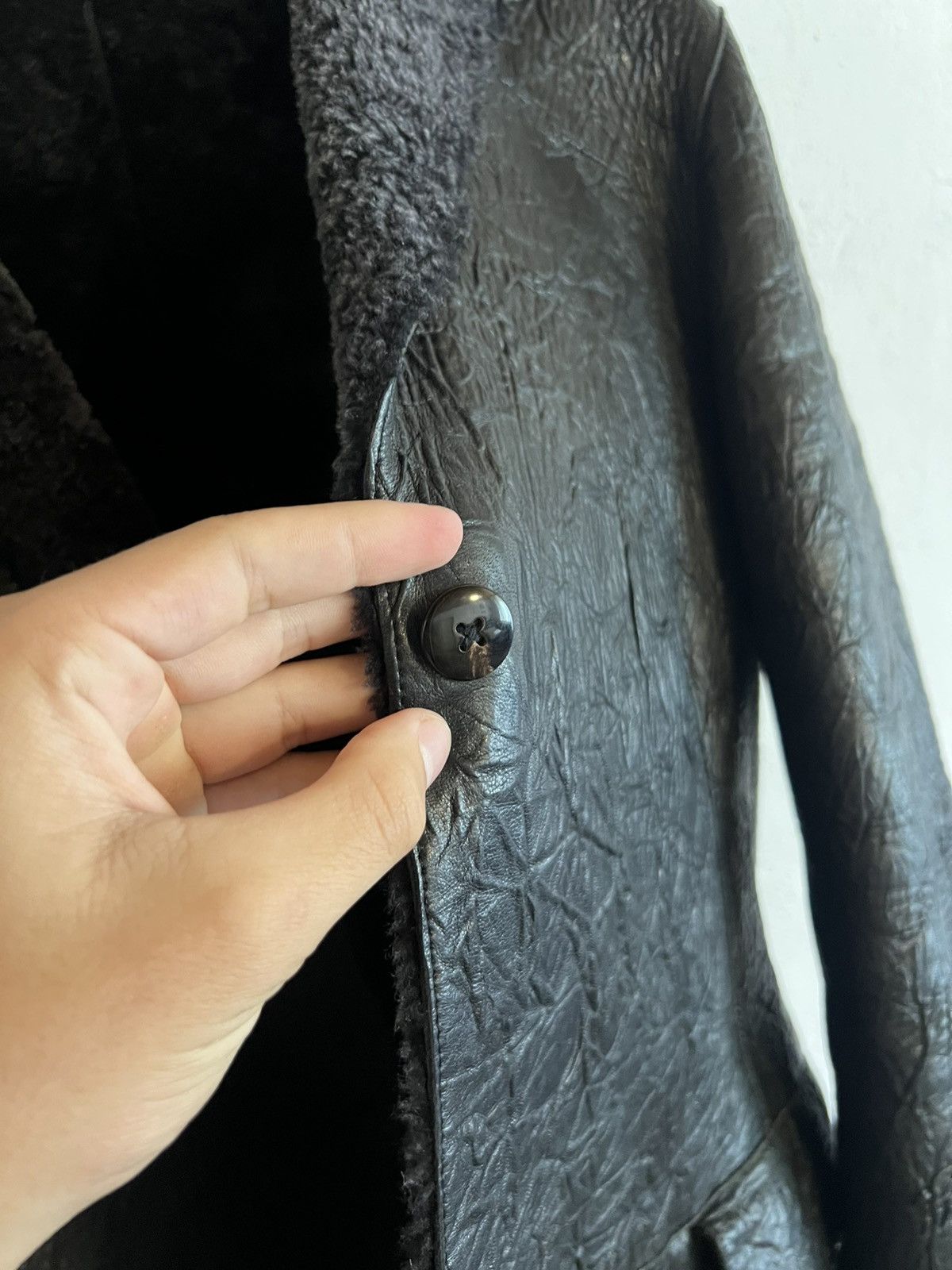 Jil Sander Jil Sander Vintage 80s Leather Archived Coat Rare Streetwear Size S / US 4 / IT 40 - 11 Thumbnail