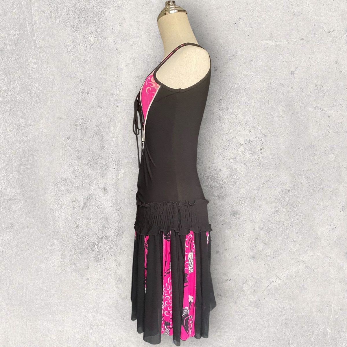 Jean Paul Gaultier JPG Zip Up Sheer Mesh Dress Size S / US 4 / IT 40 - 6 Thumbnail