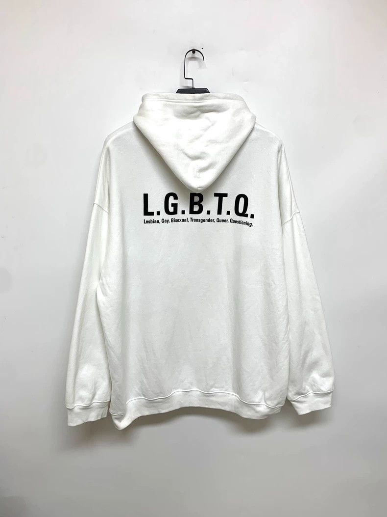 Balenciaga Balenciaga White Hooded Sweatshirt, Size XS Size US XS / EU 42 / 0 - 8 Thumbnail