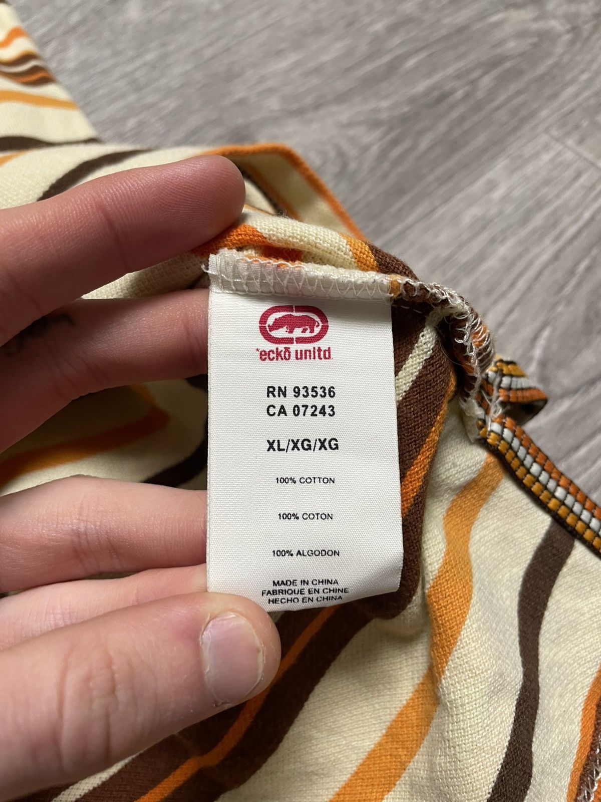 Ecko Unltd. Vintage Ecko Unltd Striped Retro Polo Shirt Hip Hop 90s Size US XL / EU 56 / 4 - 10 Thumbnail