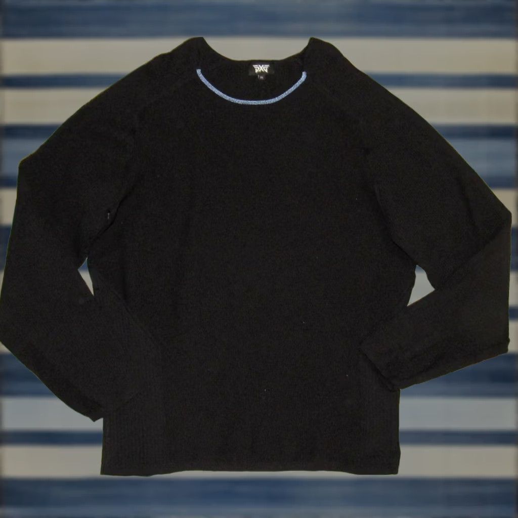 Layer 8 PXG X NJ Long Sleeve Black Knitted Hybrid Base Layer Sweater 2XL Mens Size US XXL / EU 58 / 5 - 1 Thumbnail