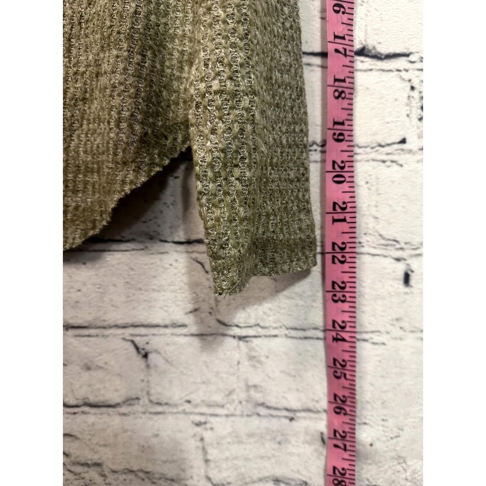 Vintage Wild Fable Sweater Knit Medium Beige Long Sleeve Crew Neck Relaxed Fit Women M Regular Knit Pullover, 100% Cotton, Solid, China, Vintage No Size M / US 6-8 / IT 42-44 - 4 Thumbnail