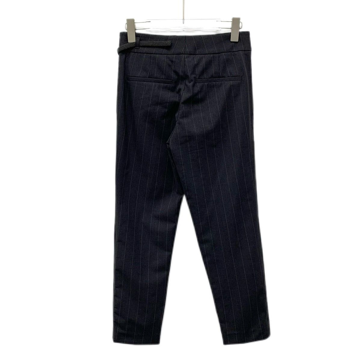 Brunello Cucinelli Brunello Cucinelli Striped Wool Casual Dress Pants K26WX Size 26" / US 2 / IT 38 - 2 Thumbnail