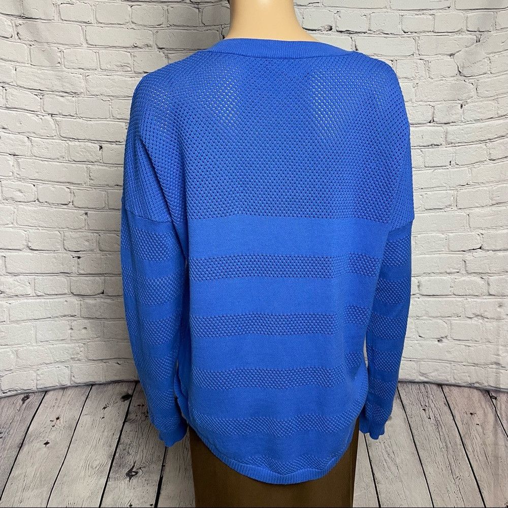 Other IMMA Inlet Cotton Crew Neck Blue Sweater Size L Size L / US 10 / IT 46 - 4 Thumbnail