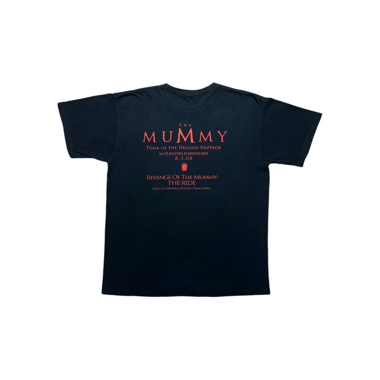 Gildan × Vintage Y2K The Mummy Ride & Movie T-Shirt Size US L / EU 52-54 / 3 - 2 Thumbnail