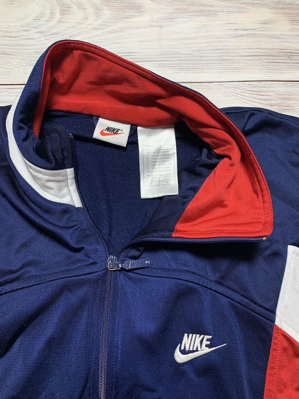 Nike × Vintage Nike vintage zip casual 90’s style Size US M / EU 48-50 / 2 - 3 Thumbnail