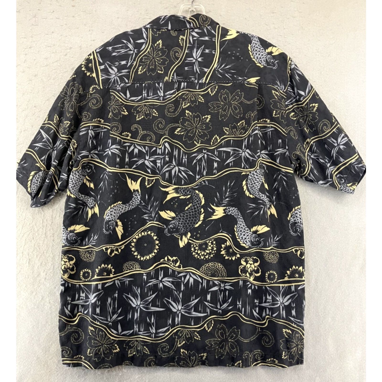 Tommy Bahama Tommy Bahama Hawaiian Shirt Mens L Fish Palm Trees Size US L / EU 52-54 / 3 - 6 Thumbnail