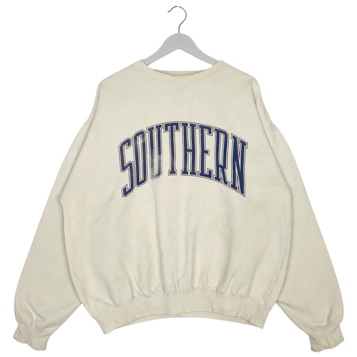 Other Vintage 90s Southern University Sweatshirt Crewneck White Size US L / EU 52-54 / 3 - 1 Thumbnail