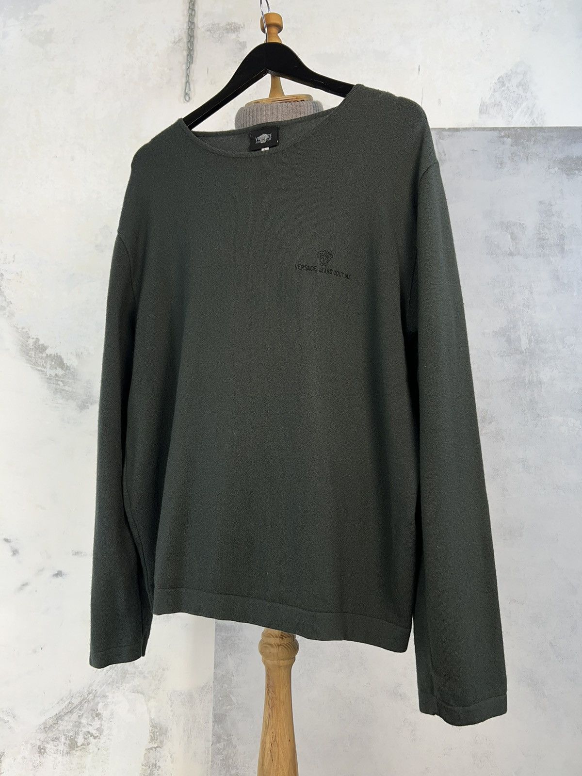 Versace Jeans Couture Vintage Versace Jeans Couture Sweater Size L Size US L / EU 52-54 / 3 - 1 Thumbnail
