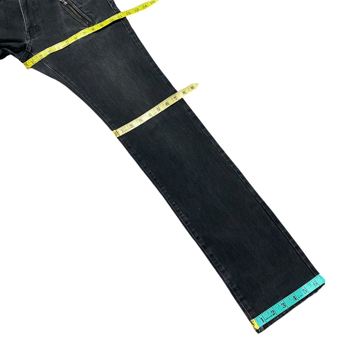 Tete Homme TETE HOMME Black Denim Slim Jeans Size US 30 / EU 46 - 17 Thumbnail