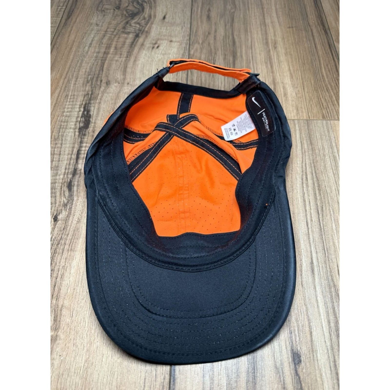 Nike VINTAGE Nike Daybreak Aerobill Orange 5 Panel Cap Hat Feather Tailwind Mens Size ONE SIZE - 6 Thumbnail