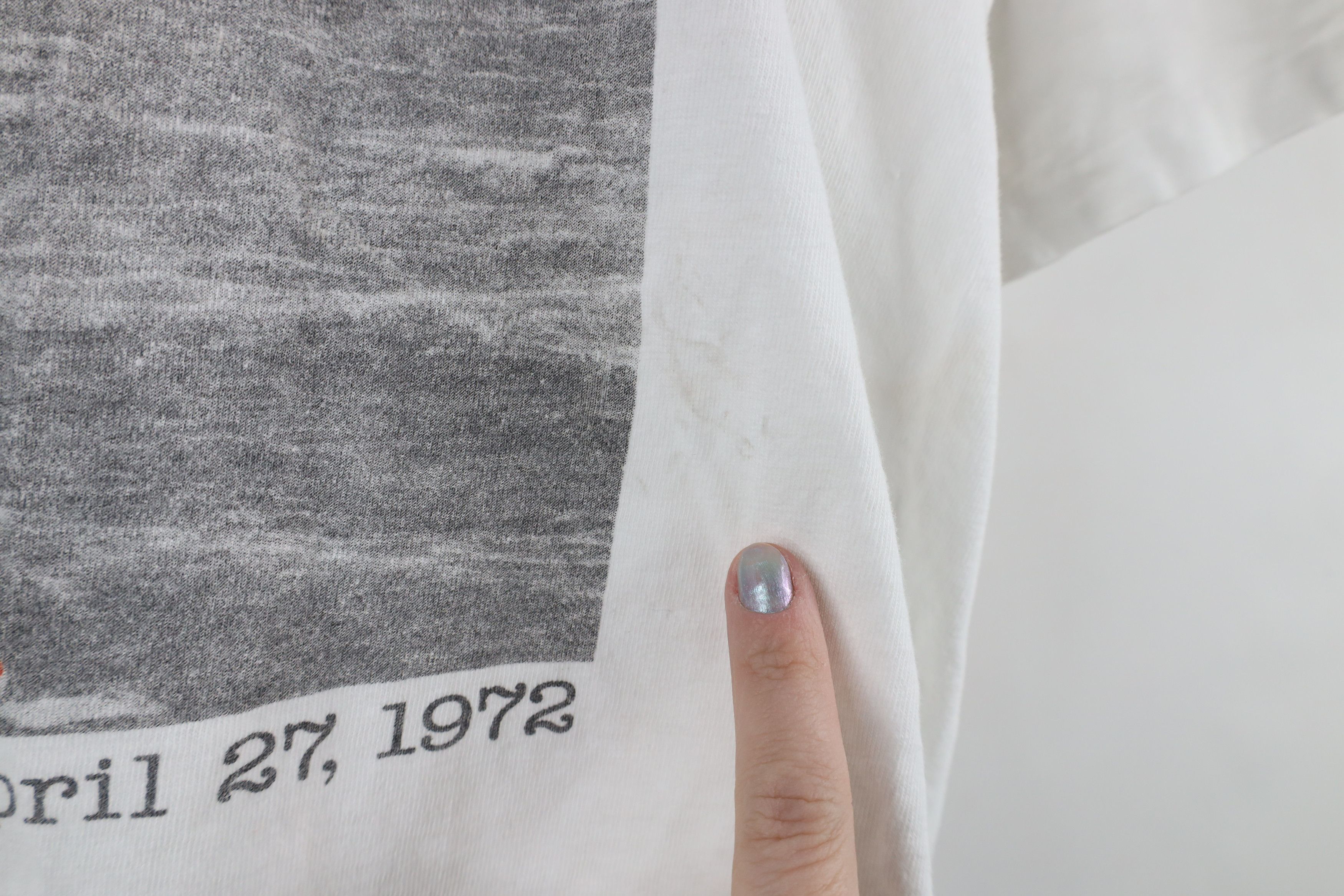Vintage Vintage 90s Apollo XVI Recovery Space Rocket T-Shirt White Size US XL / EU 56 / 4 - 5 Thumbnail