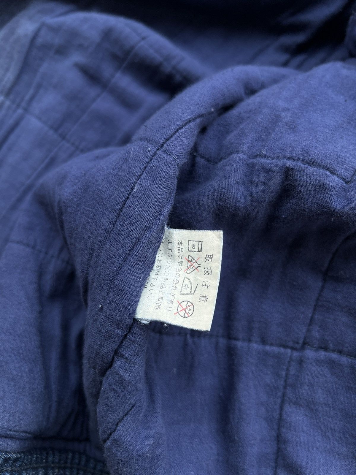 Japanese Brand 1990s FITTZ Utility Heavy Weight Multi Pocket Denim Jacket Size US XL / EU 56 / 4 - 7 Thumbnail
