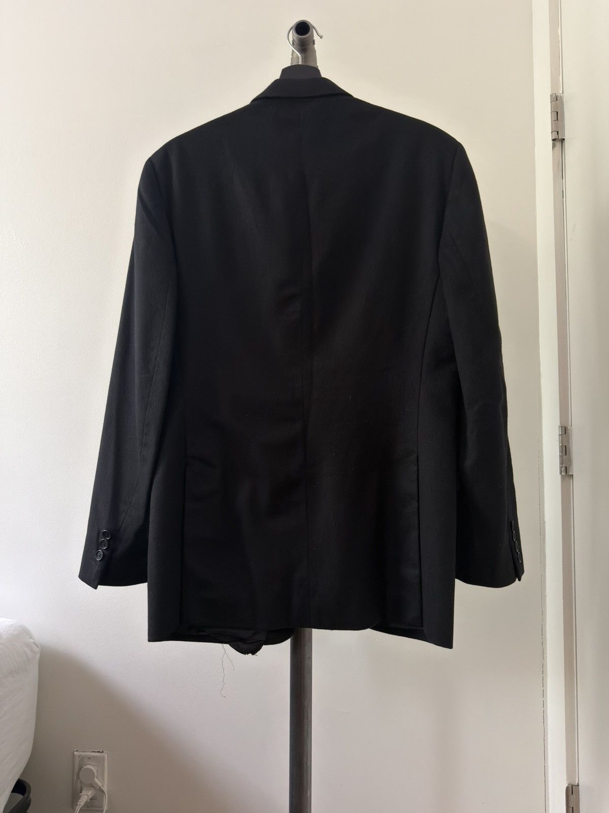 Helmut Lang ‘90s Black 3B Cashmere Blazer Size US M / EU 48-50 / 2 - 2 Thumbnail