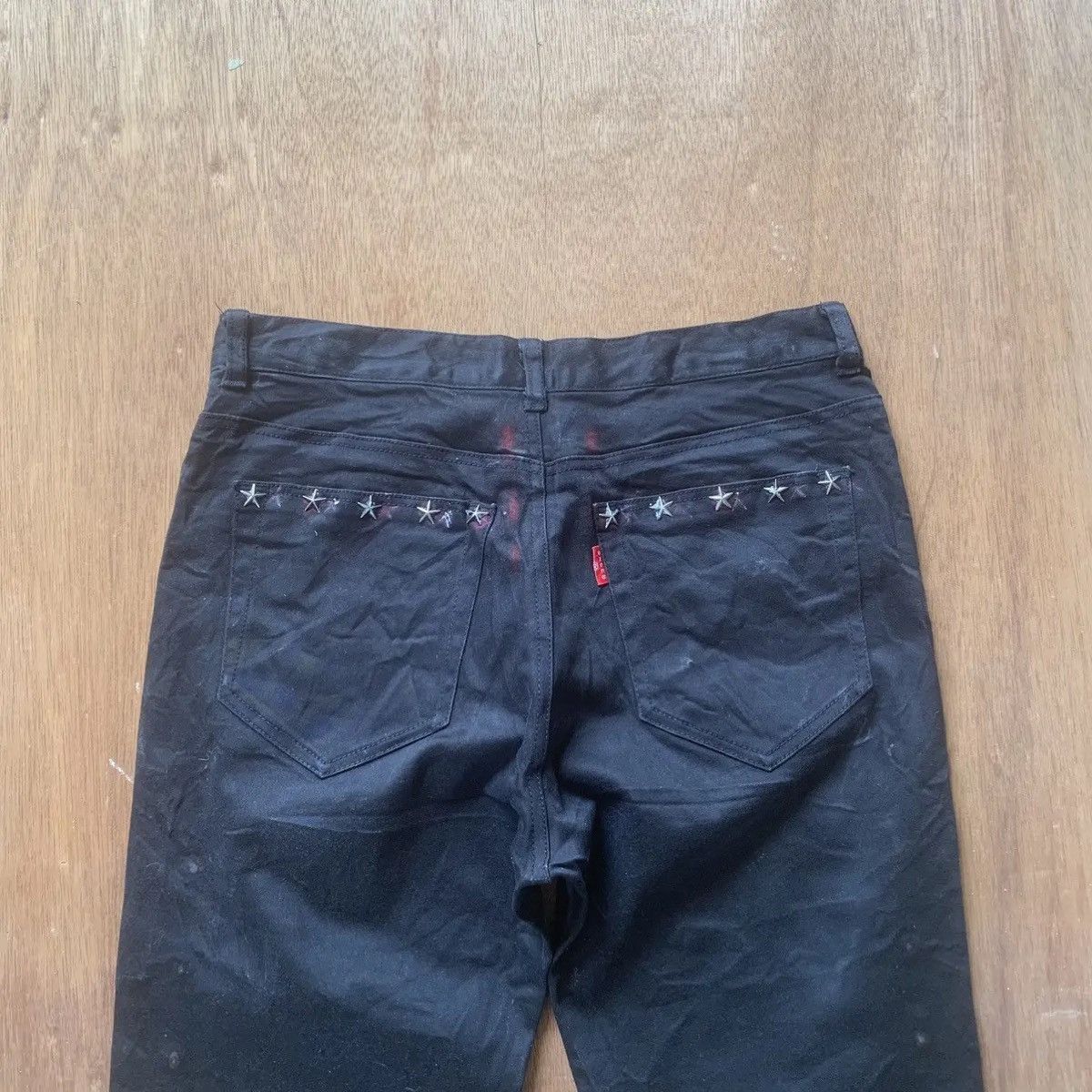 semanticdesign OZONE TOKYO JAPANESE TROUSERS SPIKE STARTS BLACK PANTS Size US 28 / EU 44 - 12 Thumbnail