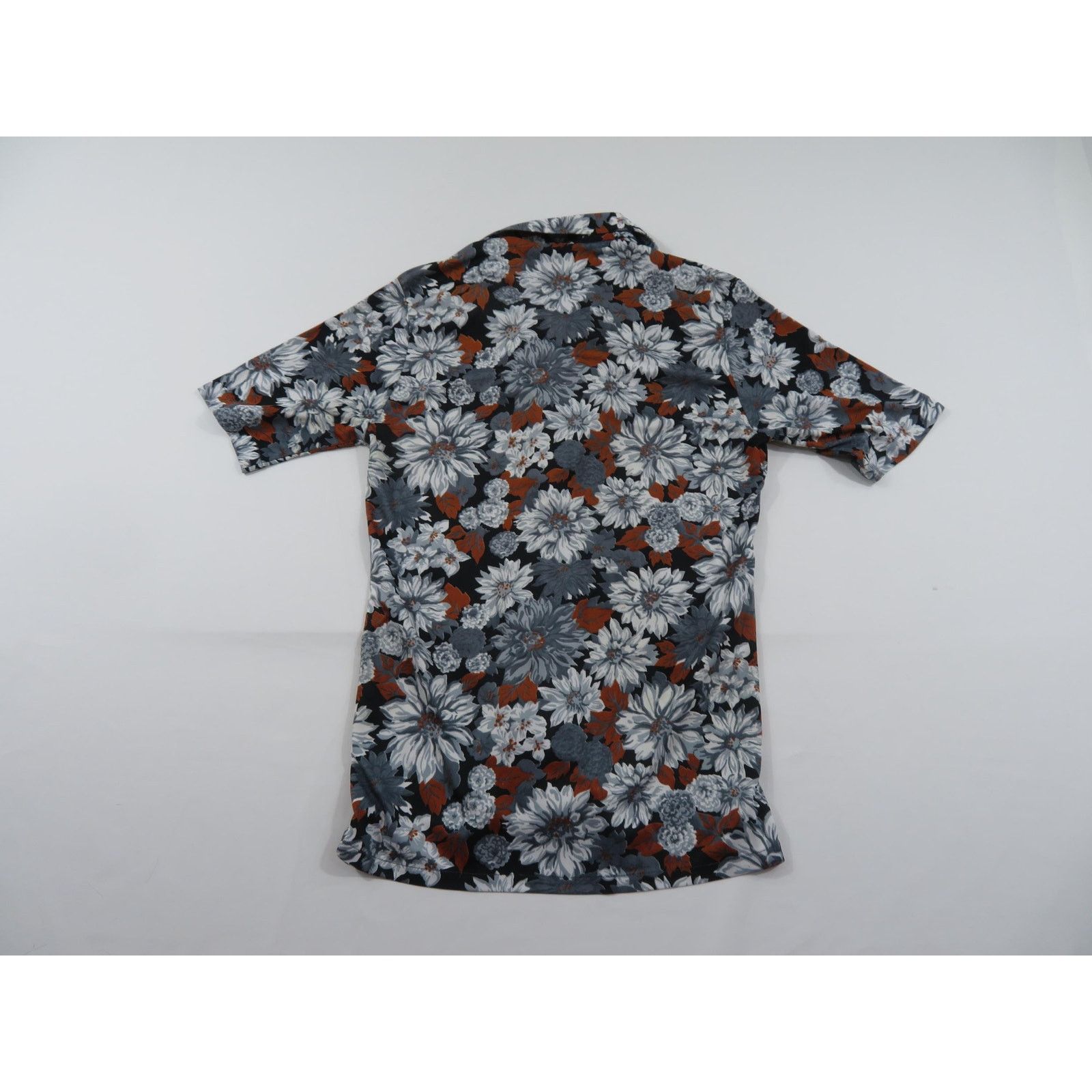 Other Joel of California Disco Shirt, Floral, Black White, S 1970s Size US S / EU 44-46 / 1 - 3 Thumbnail