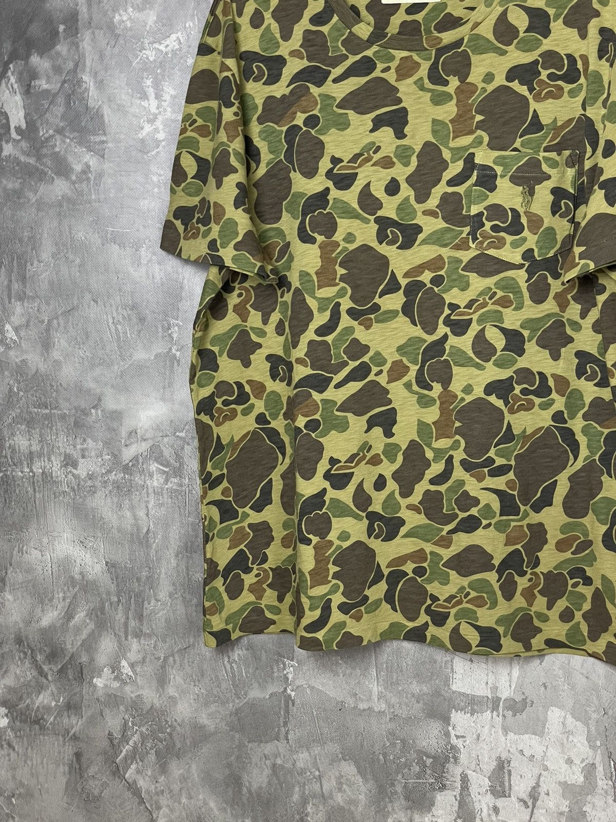 Vintage Ralph Lauren Denim & Supply Camo Y2K Rare T-shirt Size US L / EU 52-54 / 3 - 5 Thumbnail