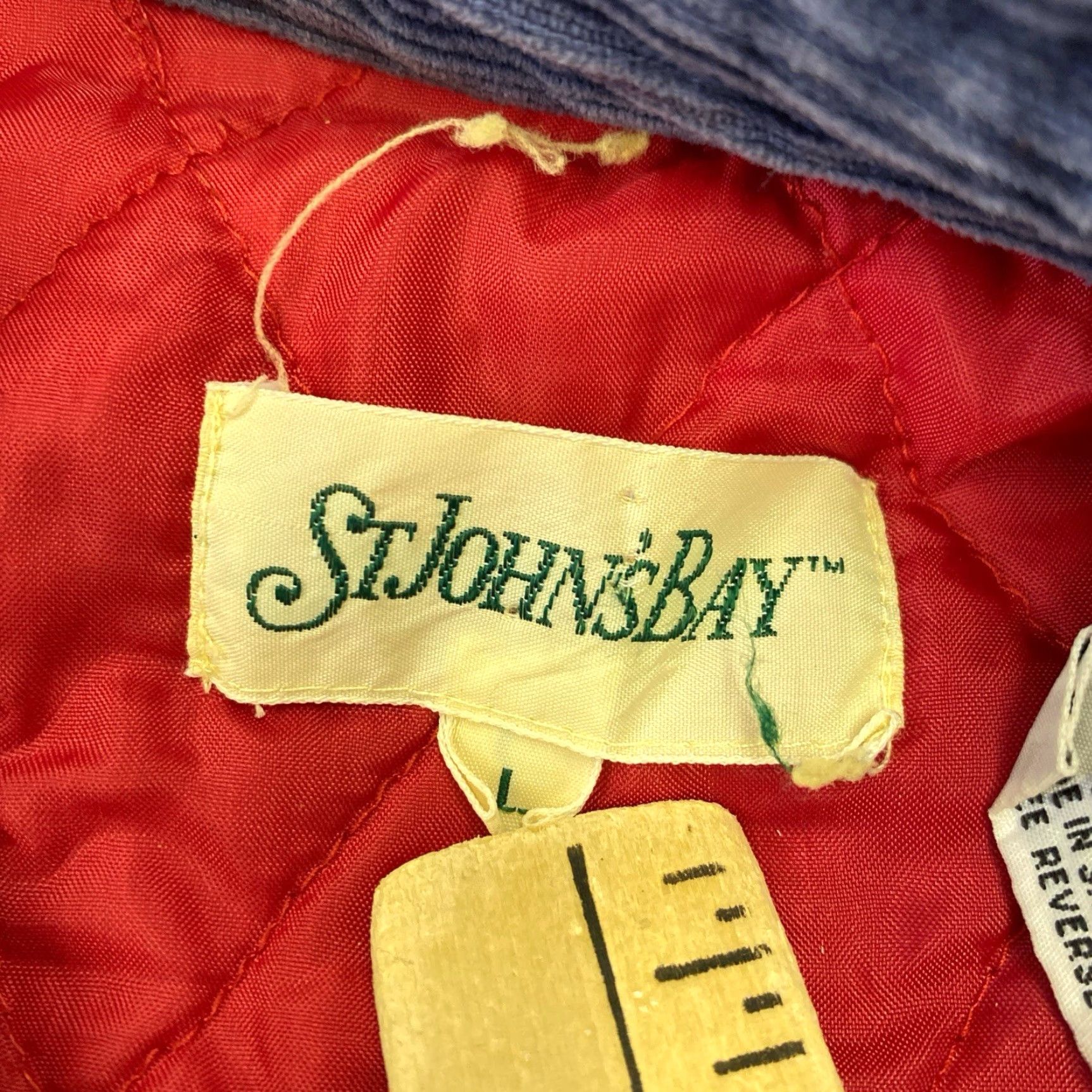 Vintage VINTAGE 90s St. Johns Bay Corduroy Lined Insulated Jacket Shacket Men's Large Brown Corduroy Insulated 90s Shacket Mens Size L / US 10 / IT 46 - 3 Thumbnail