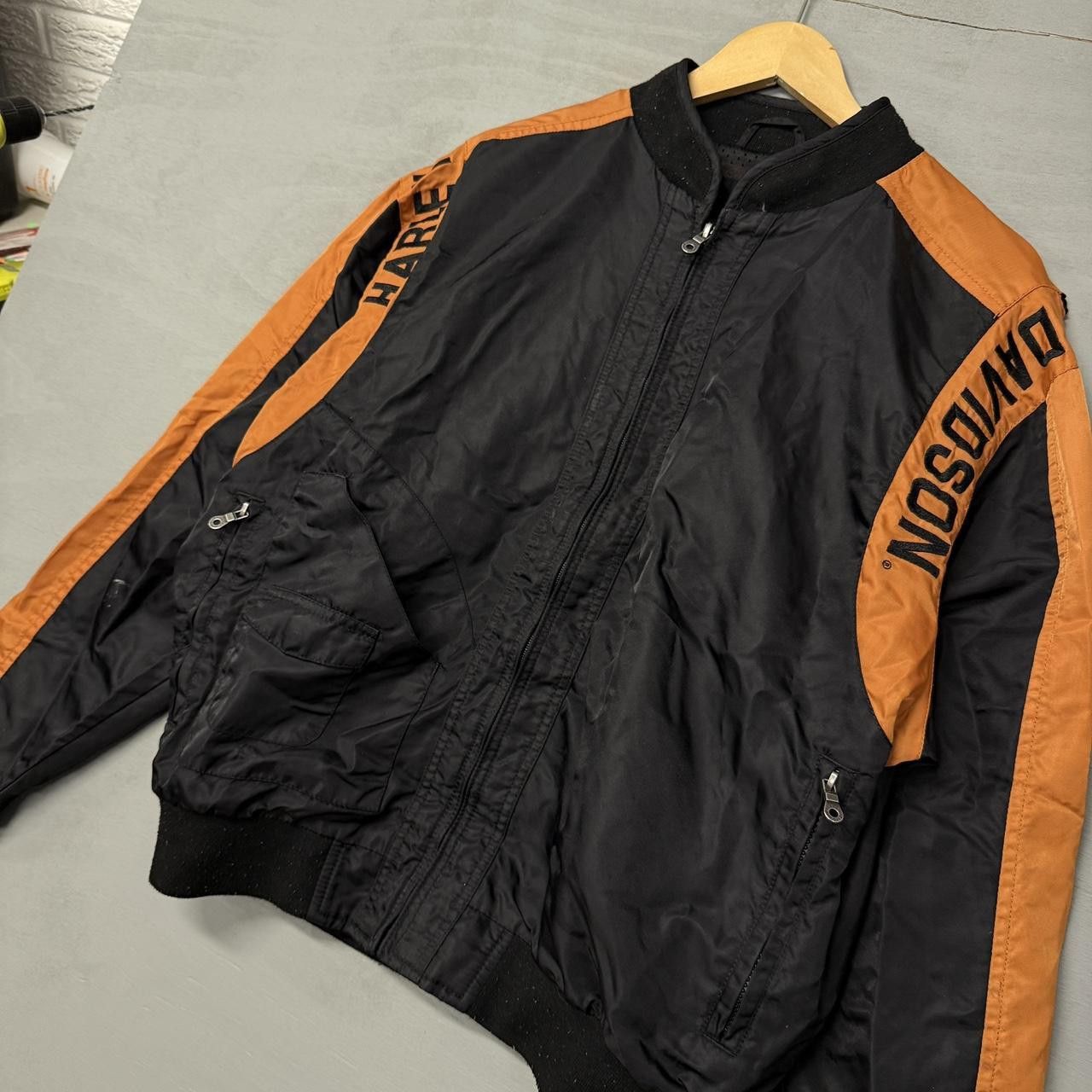 Harley Davidson Harley Davidson Embroidered Bomber Mesh Lined Jacket Large Size US L / EU 52-54 / 3 - 4 Thumbnail