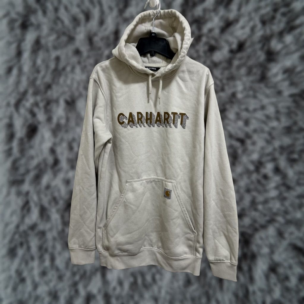 Carhartt Carhartt Rain Defender Hoodie Mens S White Pullover Size US S / EU 44-46 / 1 - 1 Thumbnail