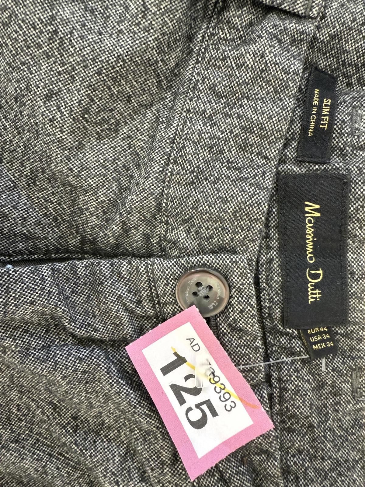 Massimo Dutti Massimo Dutti Slim Fit Grey Trousers EUR 44 USA 34 MEX 36 Size US 32 / EU 48 - 2 Thumbnail