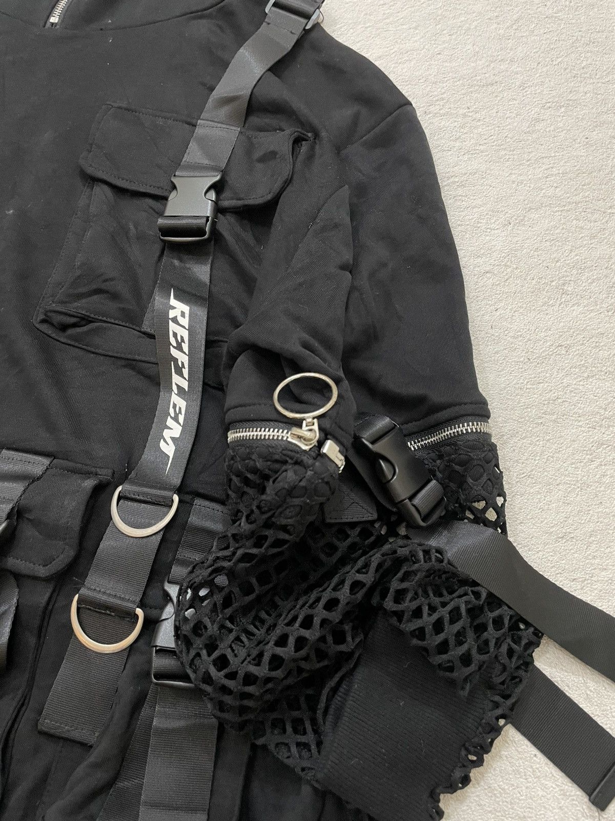Japanese Brand 00s Tactical Harness Hoodie Techwear Bondage Y2K LGB Hysteri Size US XL / EU 56 / 4 - 5 Thumbnail