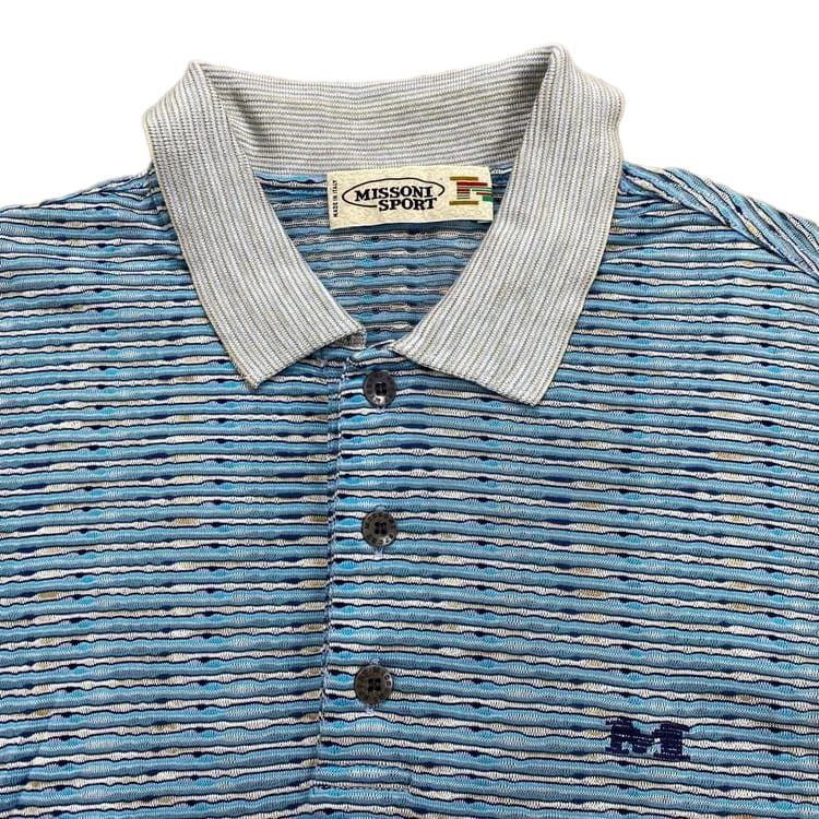 Missoni Vintage Missoni 3D Polo Shirt Size US XS / EU 42 / 0 - 2 Thumbnail