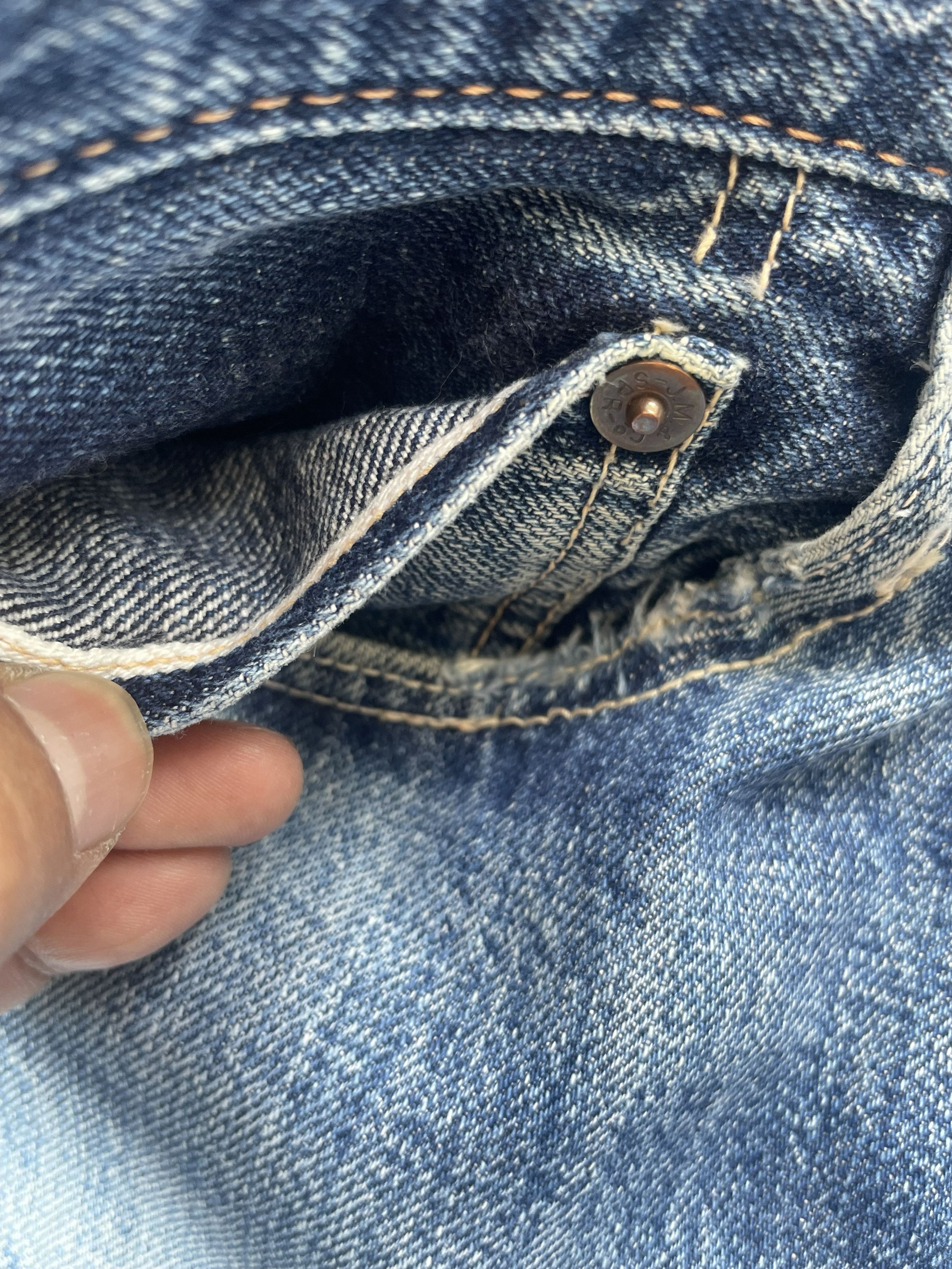 The Real McCoy's Vintage Joe Mccoy Selvedge Denim Size US 34 / EU 50 - 8 Thumbnail