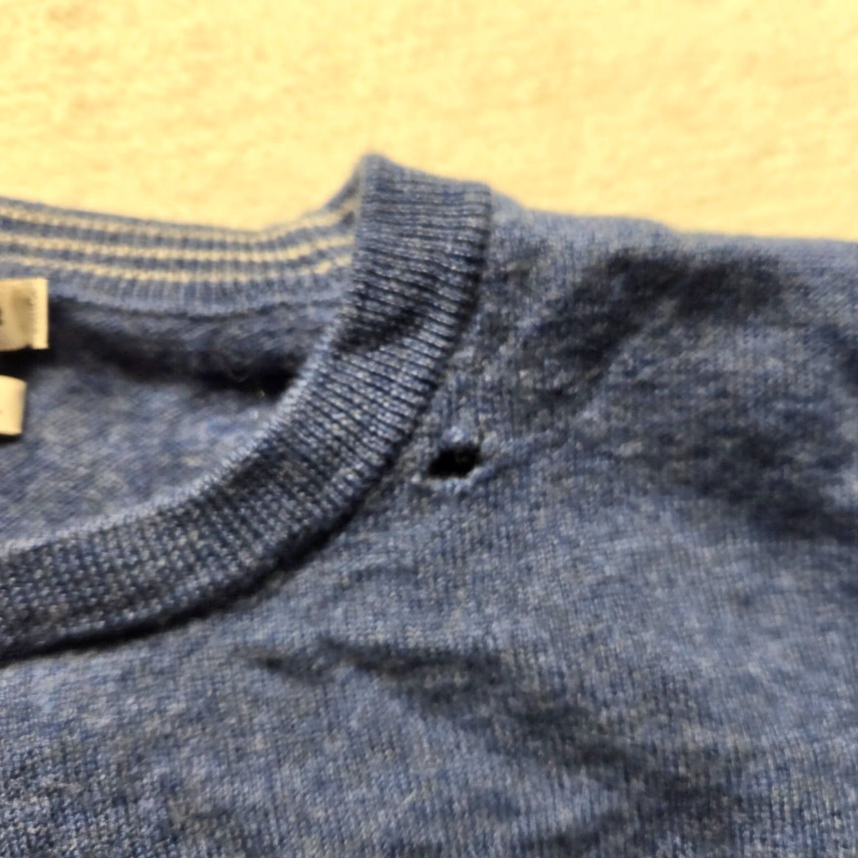 Peter Millar Peter Millar Sweater Shirt Mens XL Blue Merino Wool Long Sleeve Knit Pullover Crew Neck Casual Classic Winter Size US XL / EU 56 / 4 - 3 Thumbnail