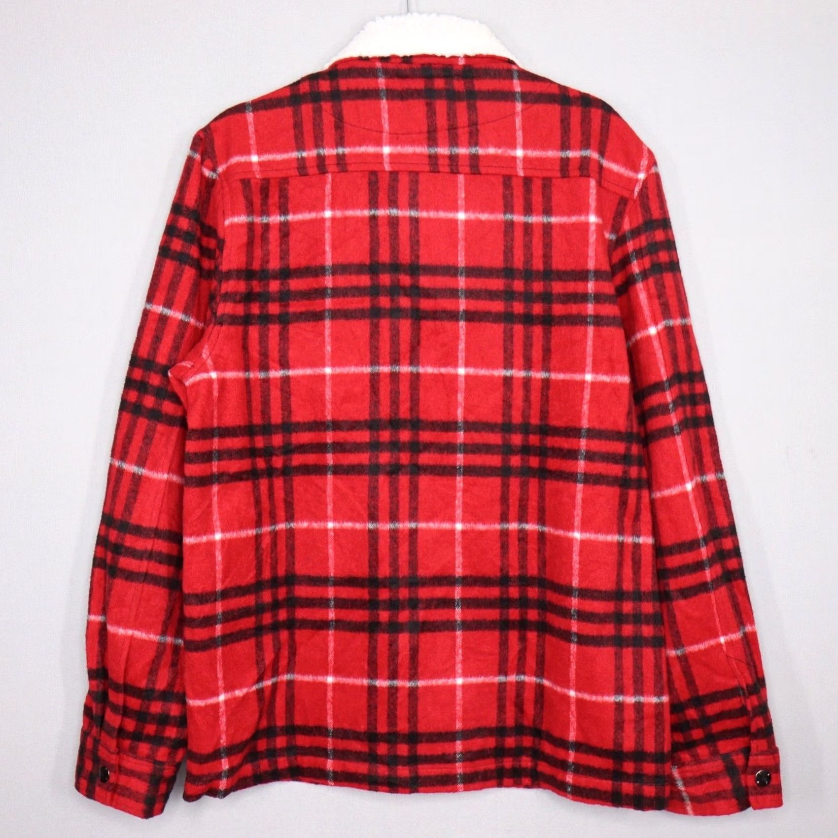 Vintage Alaska 1959 Wilderness Gear Jacket Mens Red Plaid Sherpa Collar Full Zip Bomber Jacket Size US M / EU 48-50 / 2 - 6 Thumbnail