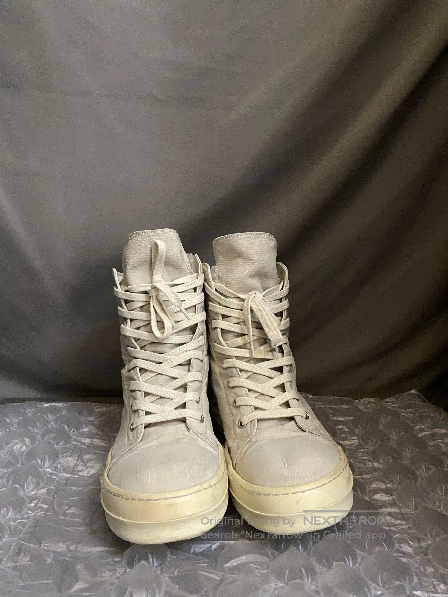 Rick Owens Rick Owens Milk White High. Size US 8 / EU 41 - 2 Thumbnail
