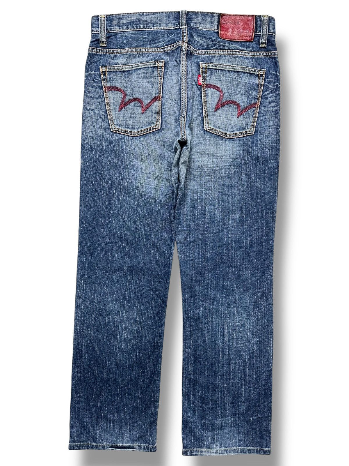 Edwin Edwin EDGE of BLUE JEANS Japan Straight Leg with Faded Wash Size US 35 - 3 Thumbnail