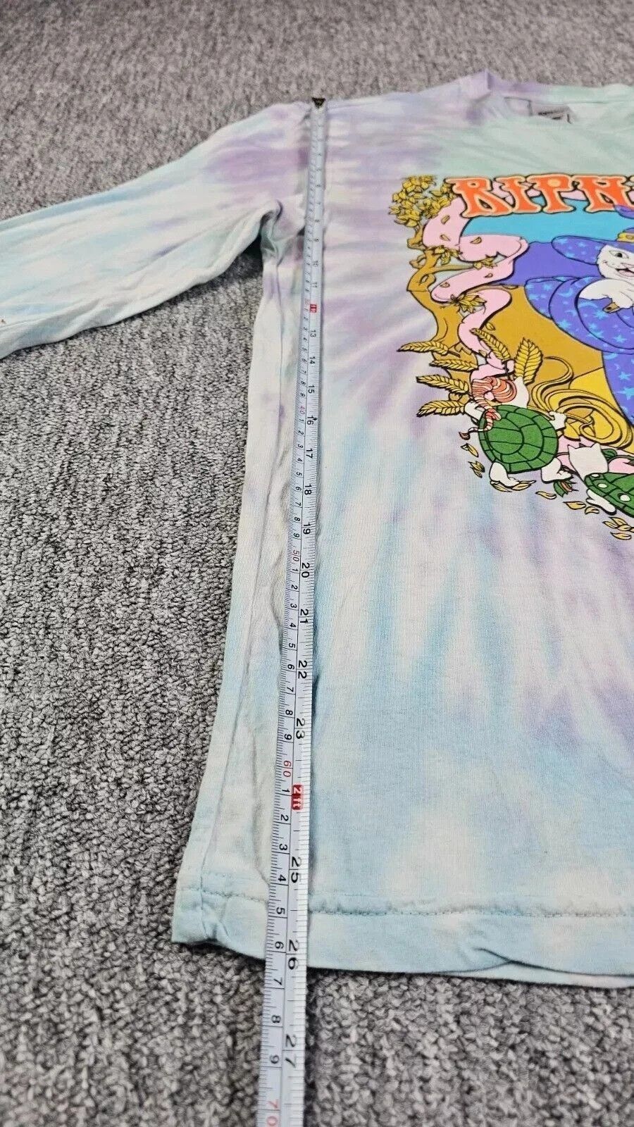 RIPNDIP RIPNDIP Nice Wizard Long Sleeve Tee Psychedelic Tie Dye Med Size US M / EU 48-50 / 2 - 9 Thumbnail