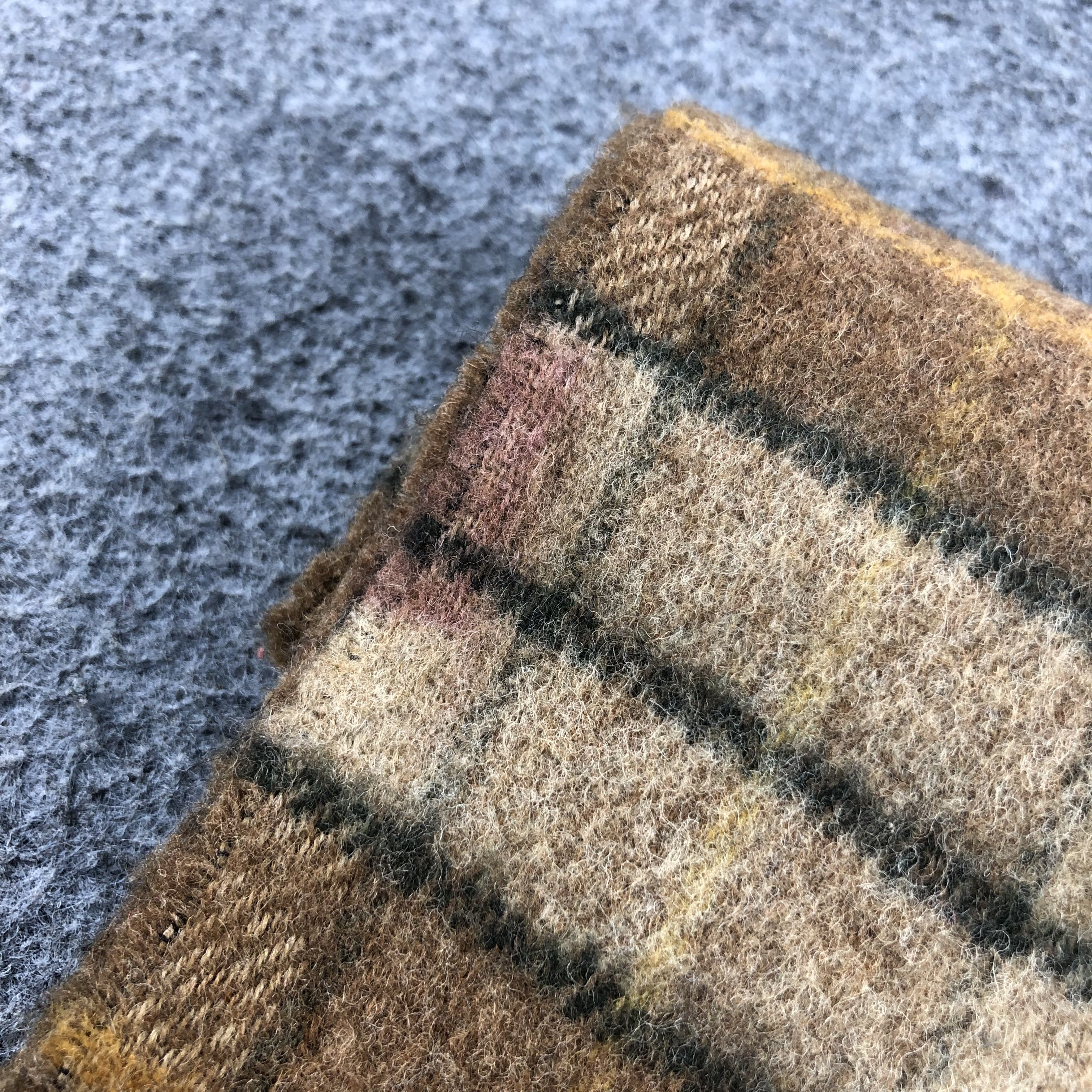 Vintage Philippe Venet Tartan Wool Scarf Muffler V799 Size ONE SIZE - 5 Thumbnail