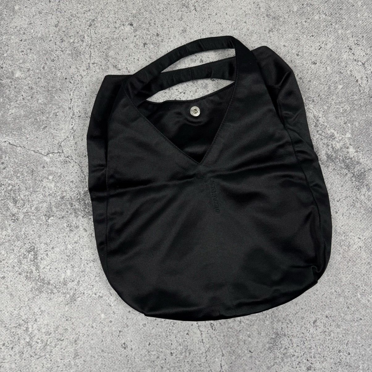 Jil Sander Rare Jil Sander Black Satin Hand Bag Clutch Shoulder Bag Size ONE SIZE - 5 Thumbnail