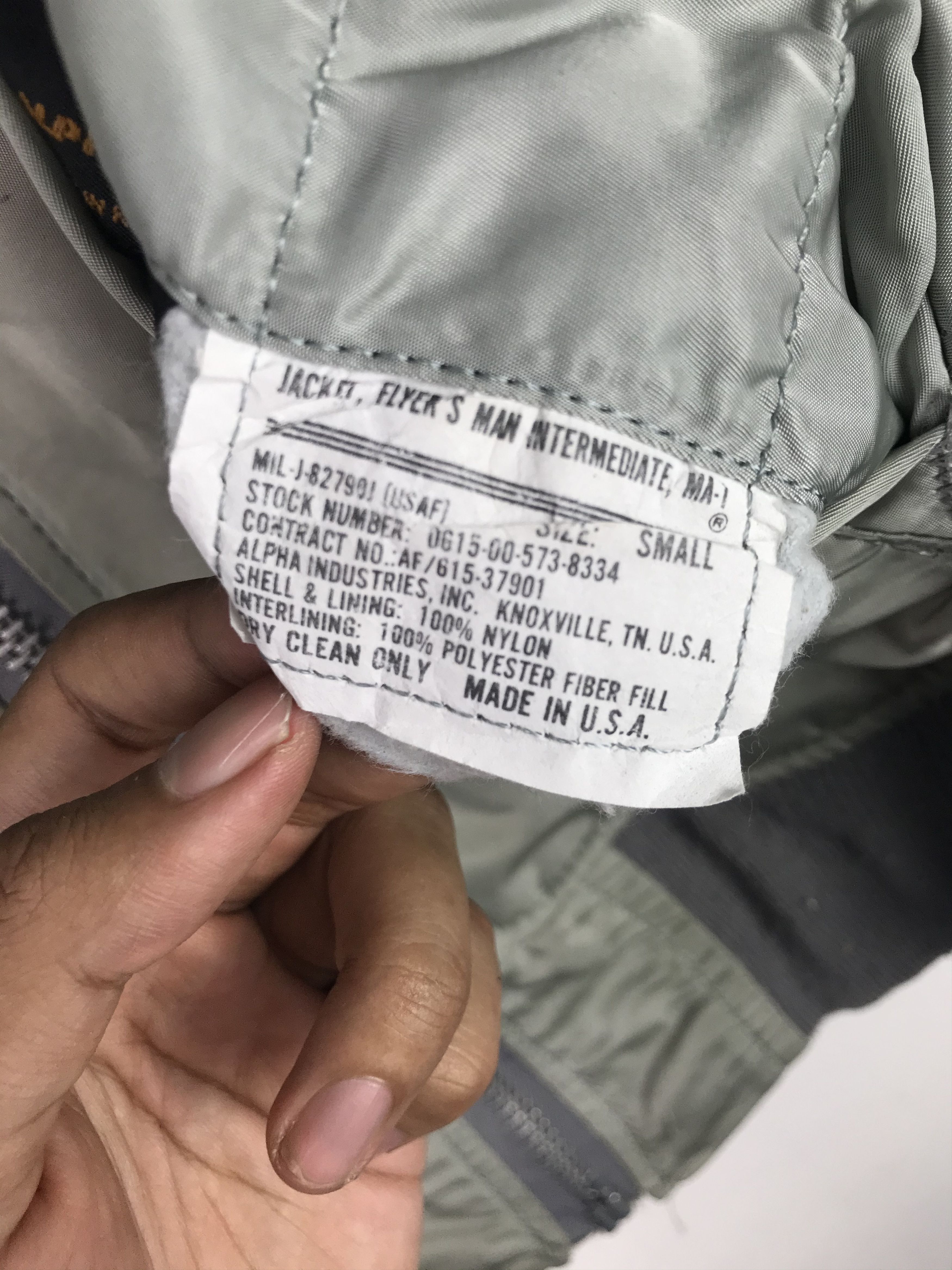 Alpha Industries Alpha Industries Ma-1 Bomber Jacket Distressed Design Size US S / EU 44-46 / 1 - 8 Thumbnail
